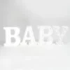 Napis BABY LED Białe litery 3D z tworzy sztucznego, tworzące napis "BABY" wyposażony w żarówki, idealny jako dekoracja oświetleniowa na urodzinny czy baby shower. Dekoracja dostępna w wypożyczalni rent4events.pl we Wrocławiu. Litery tworzą elegancką scenografię, nadając wydarzeniom wyjątkowy charakter. Świetny dodatek do wystroju sal na ślubach, imprezach okolicznościowych i innych eventach. Skorzystaj z oferty Rent4Weddings na rent4weddings.pl - rent4events.pl wypożycz wrażenia, rent4weddings.pl zachowaj wspomnienia.