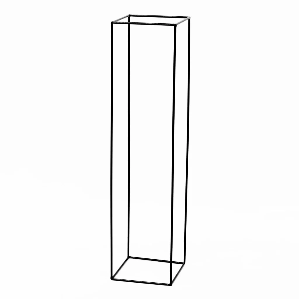 Czarny Słupek 120 cm - czarna geometria - rent4events.pl, rent4wedding.pl.