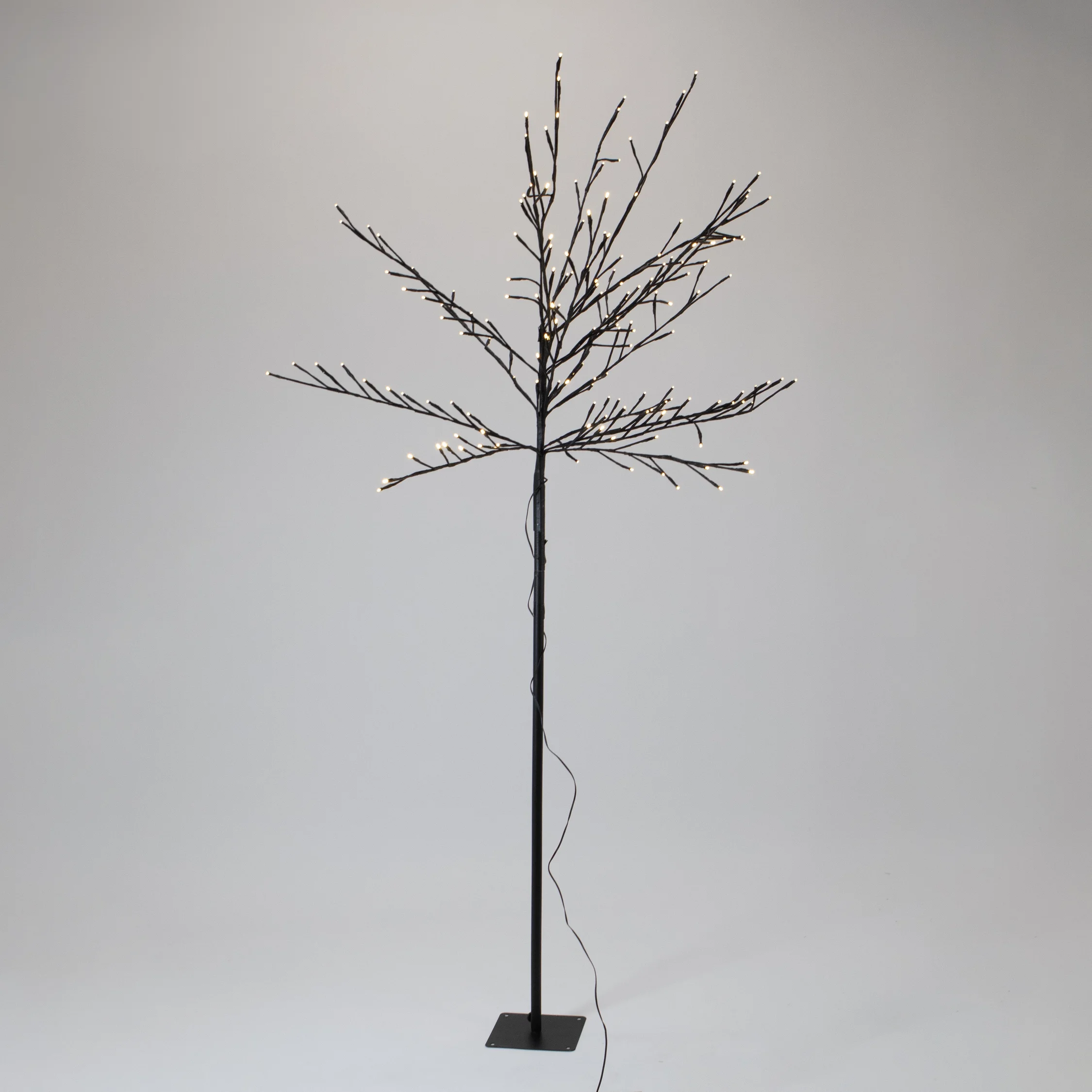 Drzewko LED Czarne 180 cm - magia świąt - rent4events.pl, rent4wedding.pl.