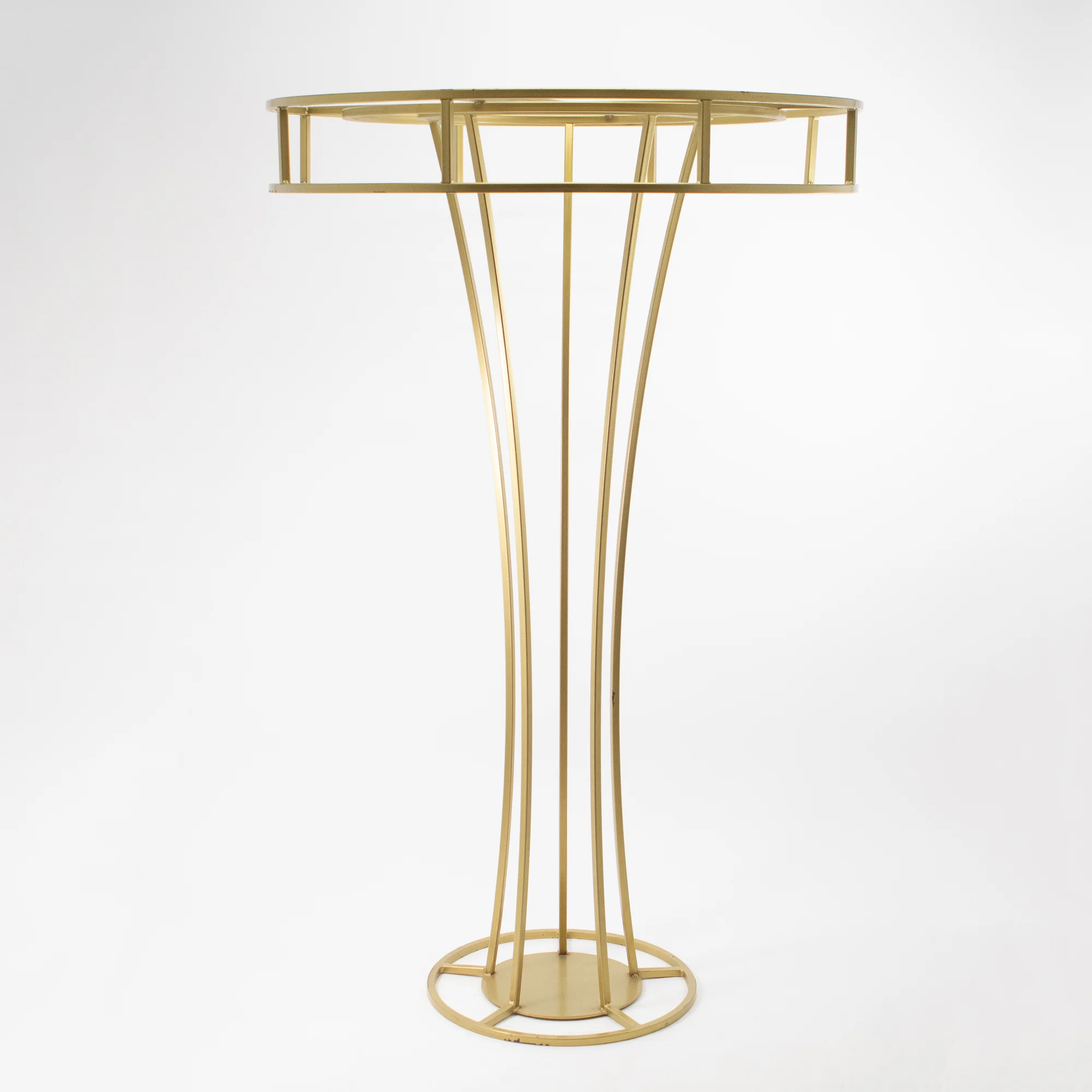 Złoty Stojak Karuzela - złota geometria - rent4events.pl, rent4wedding.pl.