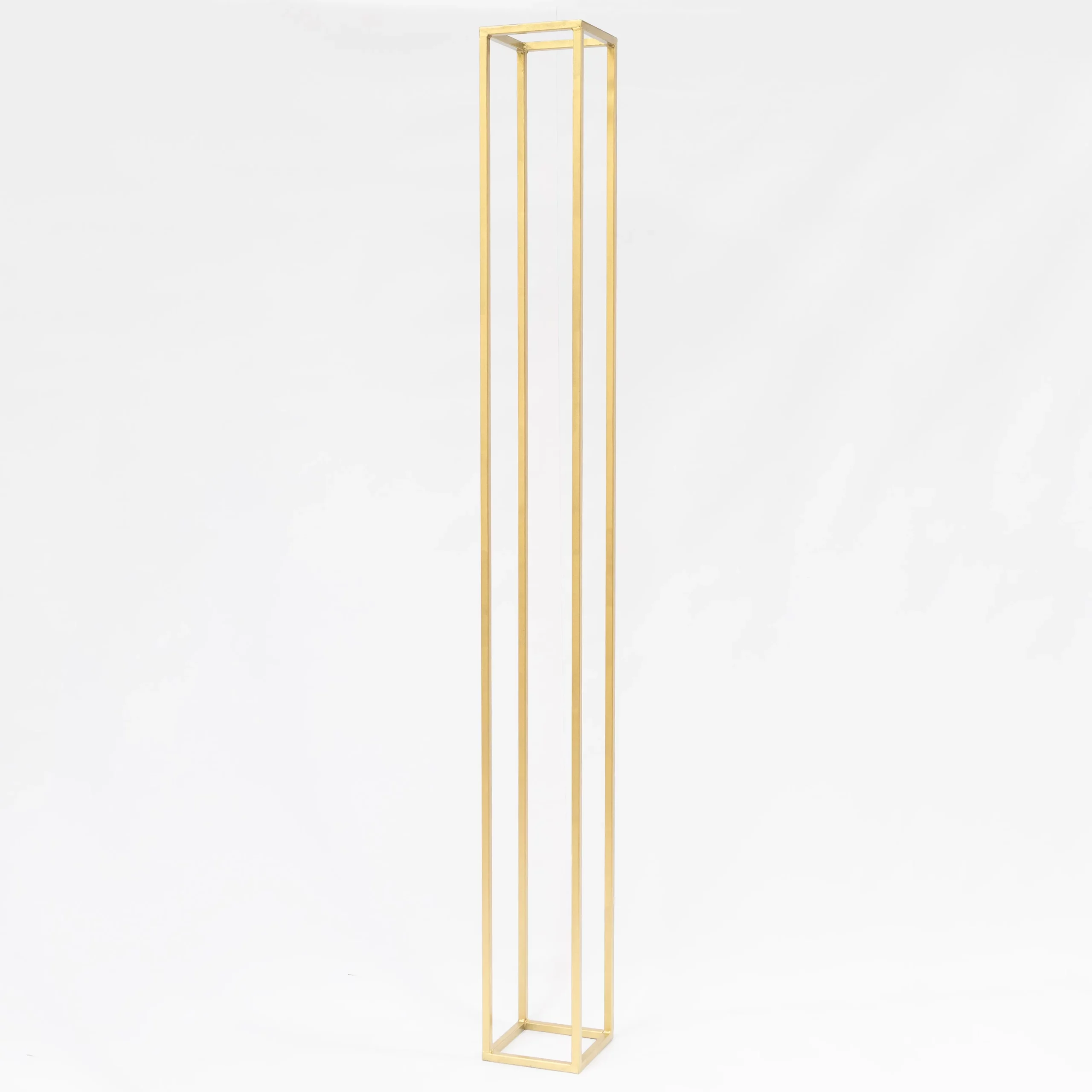 Złoty Słupek 255 cm - złota geometria - rent4events.pl, rent4wedding.pl.