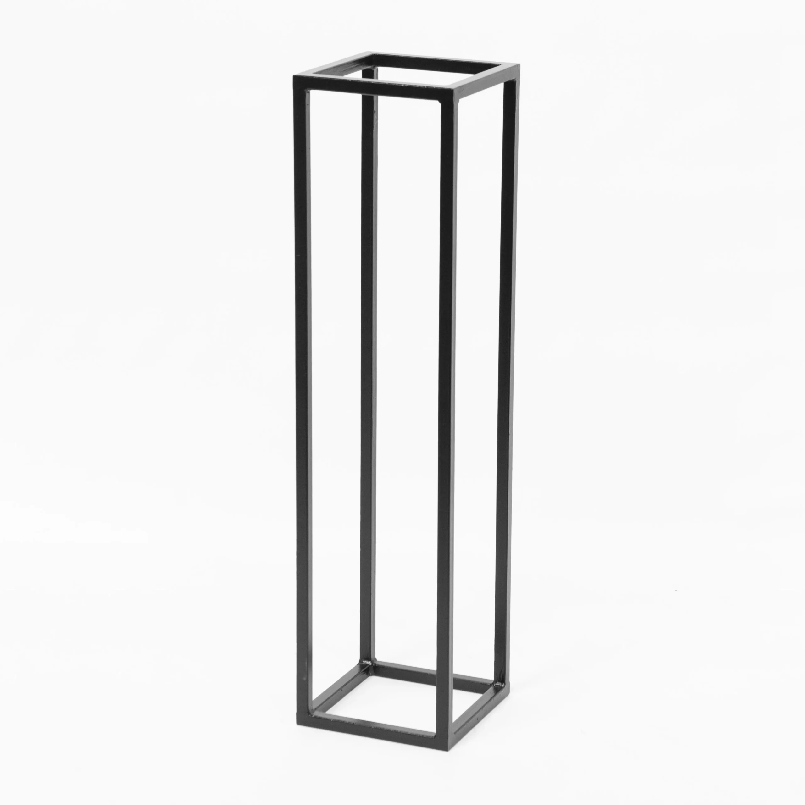 Czarny Stojak 100 cm - czarna geometria - rent4events.pl, rent4wedding.pl.