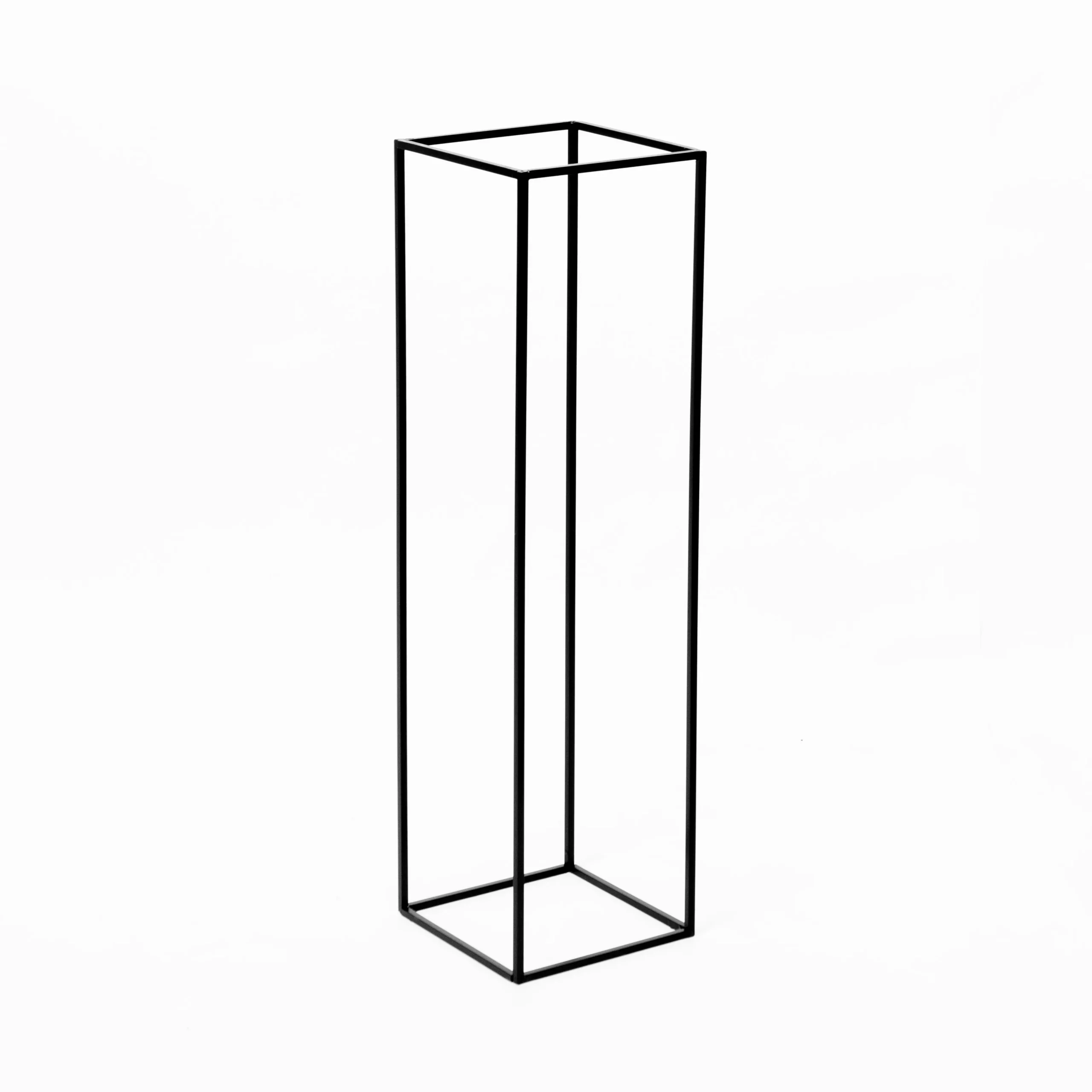 Czarny Słupek 100 cm - czarna geometria - rent4events.pl, rent4wedding.pl.