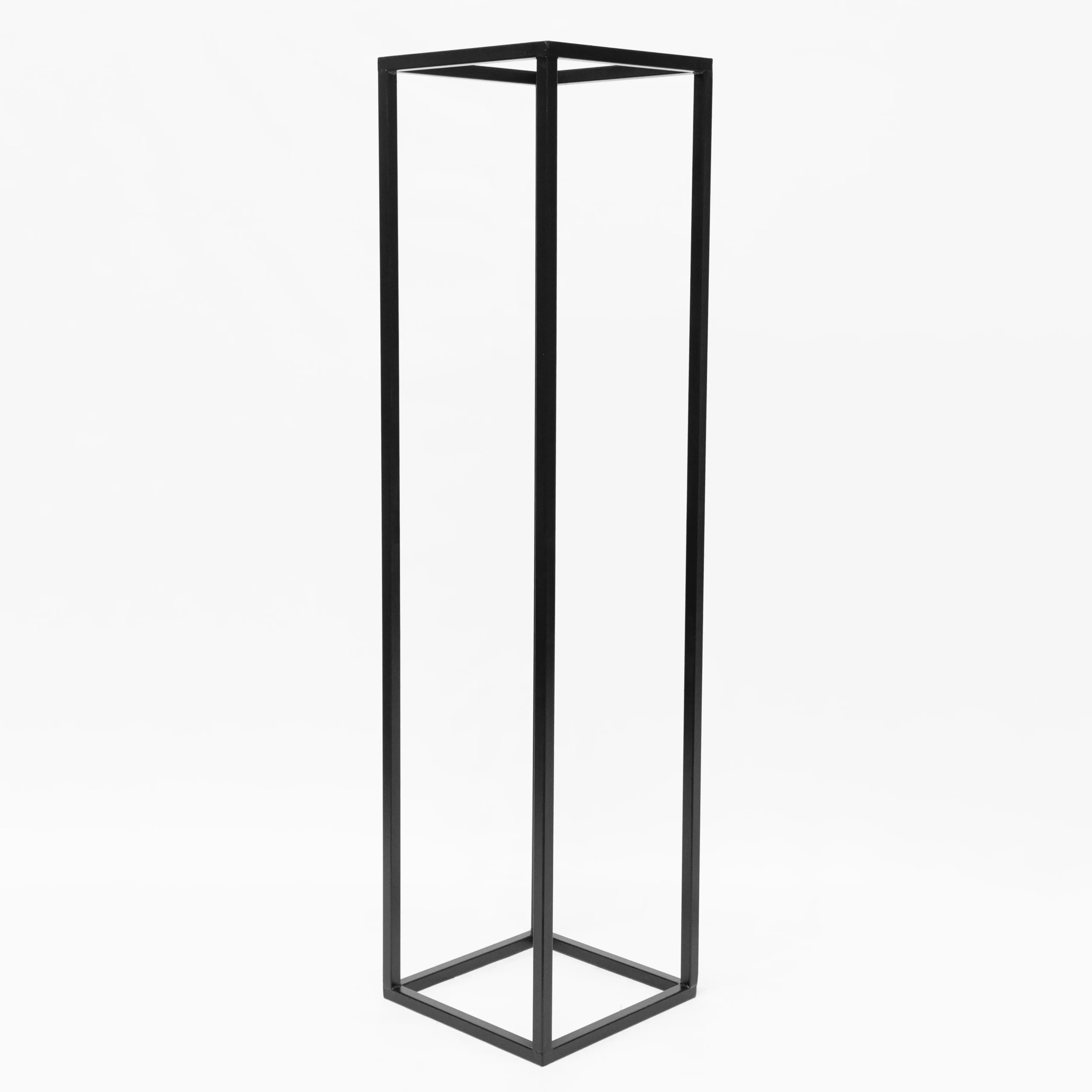 Czarny Słupek 206 cm - czarna geometria - rent4events.pl, rent4wedding.pl.