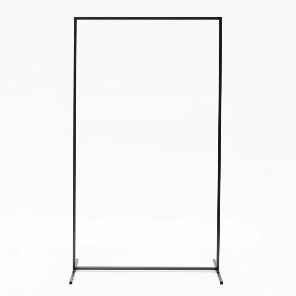 Czarny Stelaż Prostokątny - czarna geometria - rent4events.pl, rent4wedding.pl.
